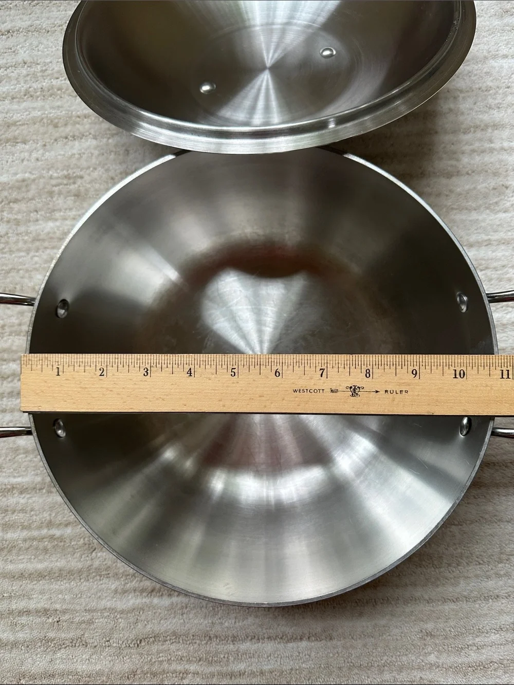 All-Clad Brushed Stainless Steel 5.5-Qt Dutch Oven with Dome Lid Stock Pot